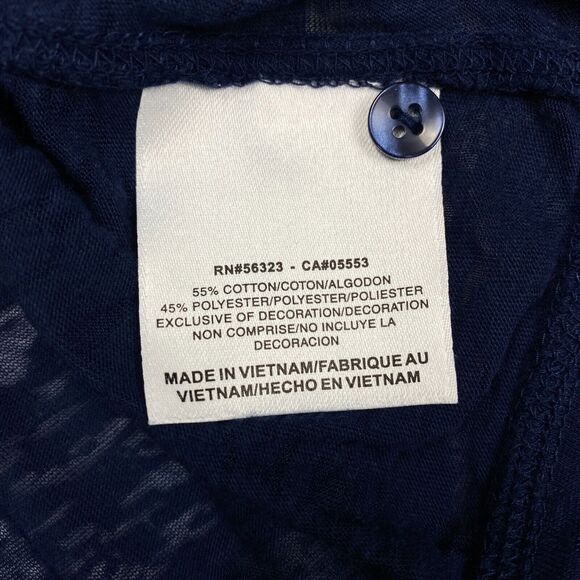 Minnesota Twins Hoodie Girls XL (16-18) Blue Nike Logo MLB Baseball Short Sleeve - Picture 6 of 13